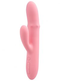 mora neo thusting bead rabbit by svakom peach pink